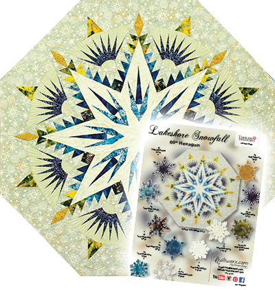 Nl Lakeshore Snowfall - Origami Paper (400x422), Png Download