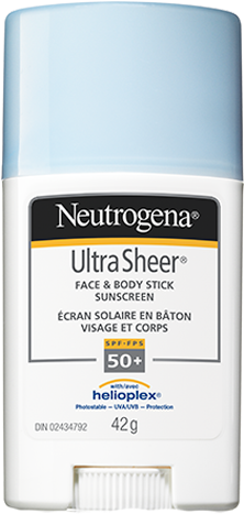 Neutrogena® Ultra Sheer® Face & Body Stick Sunscreen - Neutrogena Neutrogena Ultra Sheer Face & Body Stick (483x485), Png Download