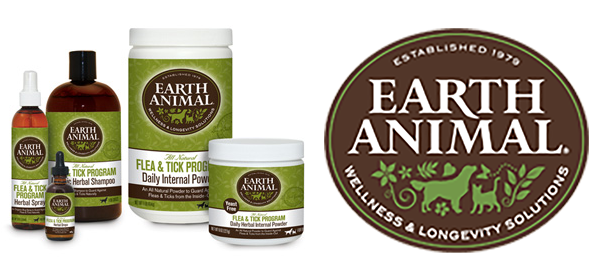Earth Animal For Fleas & Ticks - Earth Animal Flea And Tick Internal Powder 1lb 3 Pack (608x300), Png Download