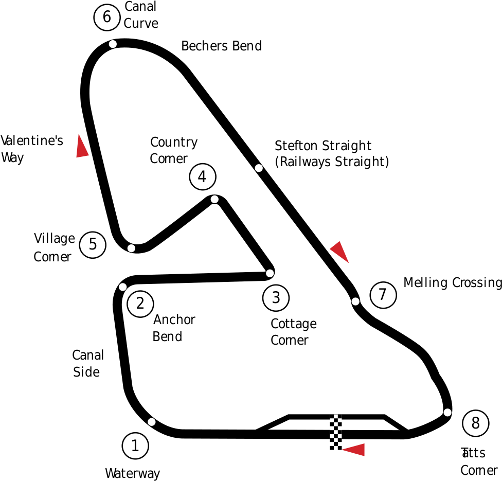 Aintree Motor Racing Circuit (1200x1251), Png Download