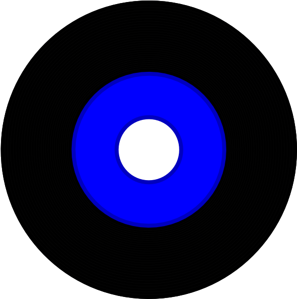 How To Set Use Black Vinyl Record Svg Vector (600x601), Png Download