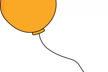 On Strings Balloons Clipart (450x300), Png Download