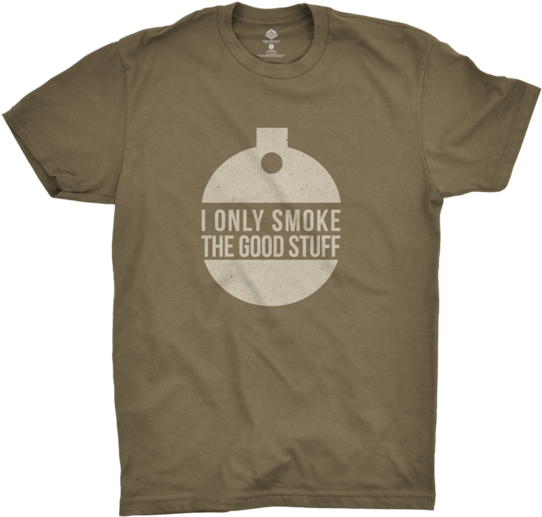 I Only Smoke The Good Stuff T-shirt - 0% Vegan T Shirt (600x600), Png Download