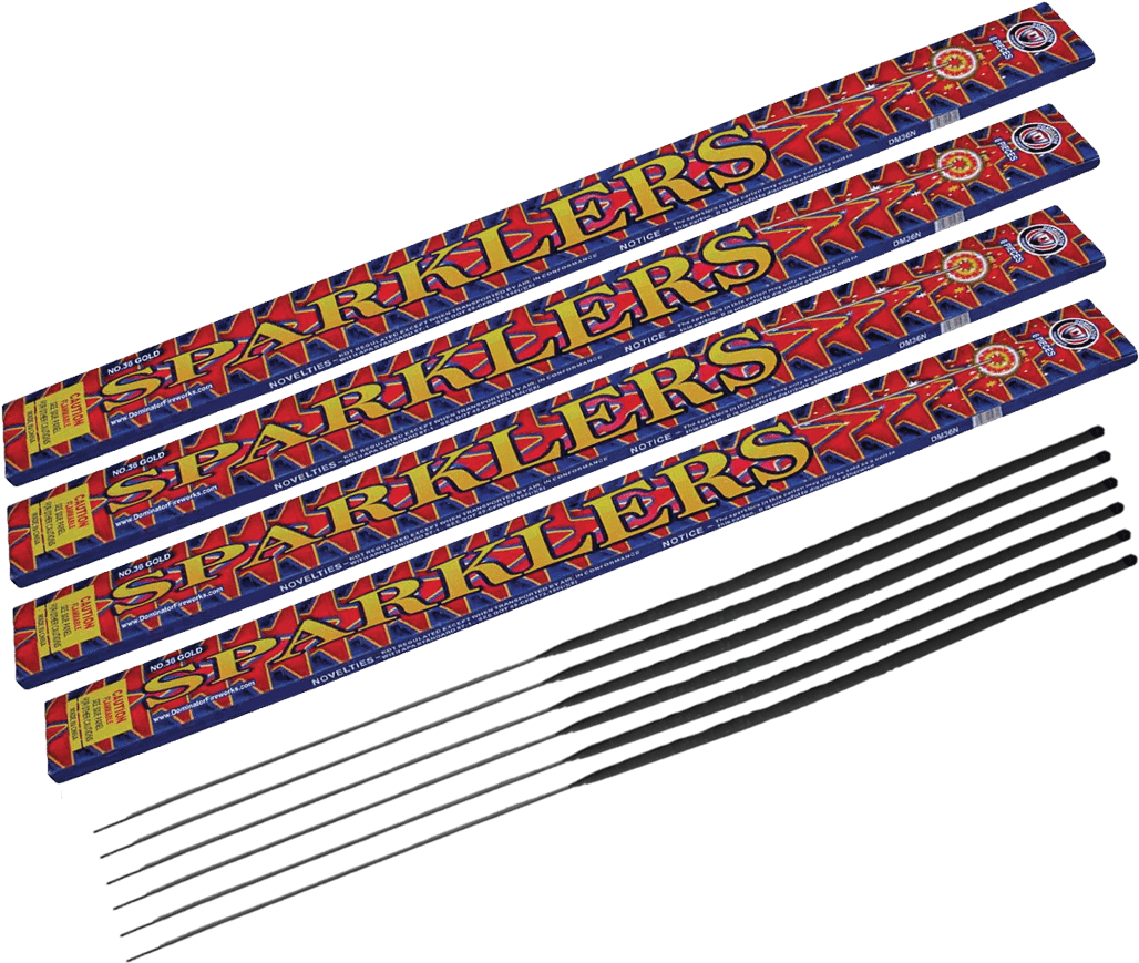 36 Inch Gold Wedding Sparklers - Inch (1200x1200), Png Download