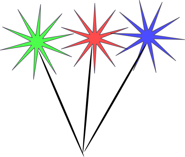 Jpg Transparent Stock Sparklers Clip Art At Clker Com - Transparent Sparkler Clip Art (600x510), Png Download