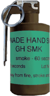 The Smoke Hand Grenades Gh Smk G Are Intended For - Dm 25 Smoke Grenade (500x310), Png Download