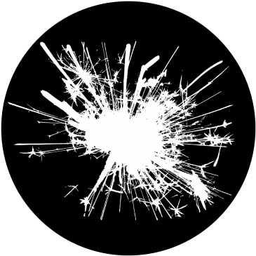 Sparkler 1 Gobo - Gold Wire Sparklers (6pk) Latex Balloons | 6 Count (400x400), Png Download