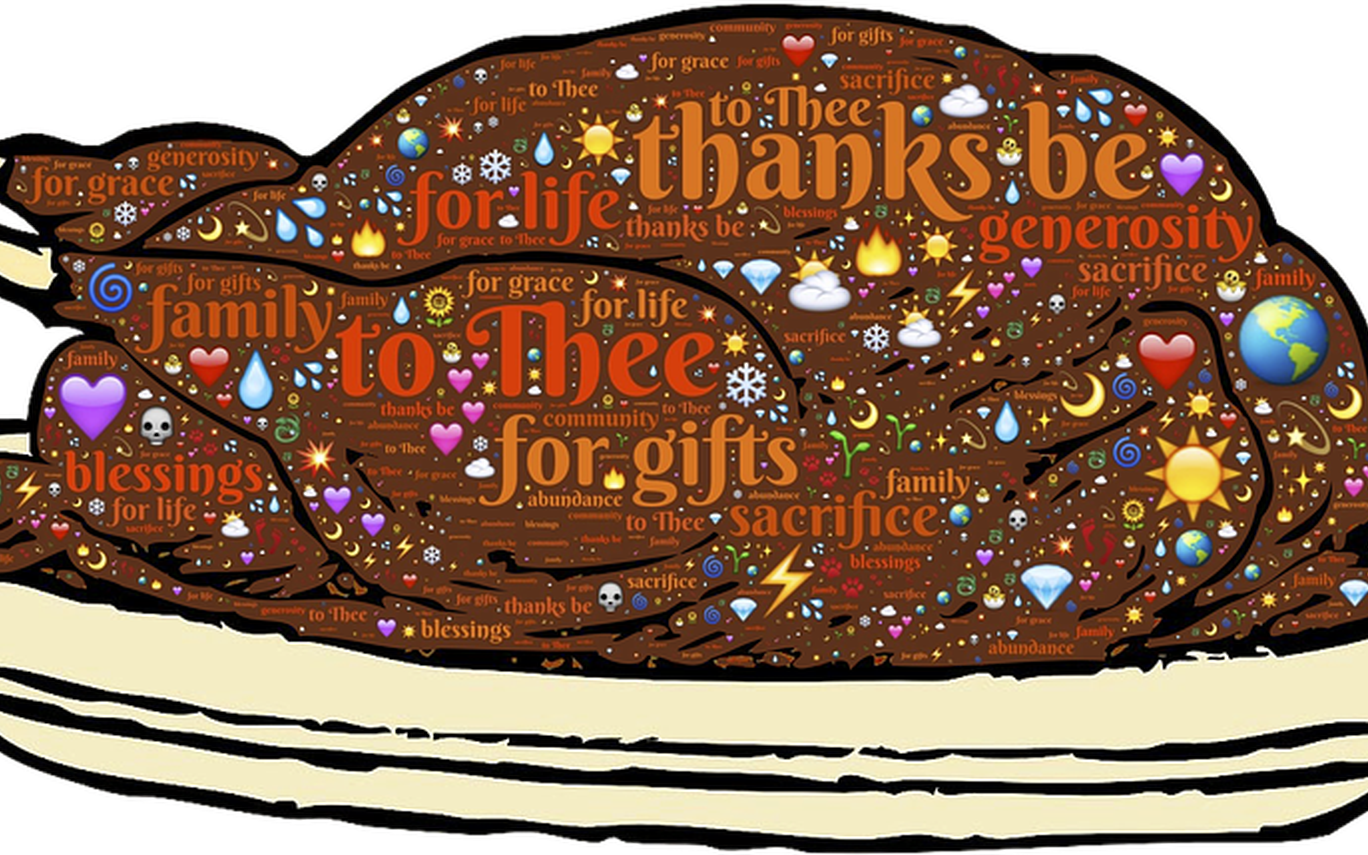 19 Thanksgiving Dinner Table Vector Royalty Free Library - Thanksgiving Day 2017 Usa (1368x855), Png Download