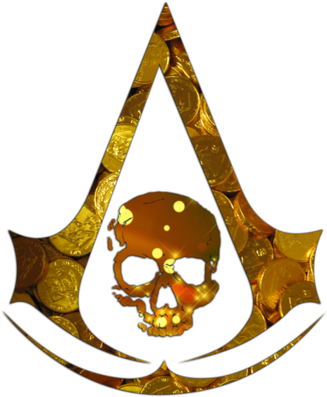 Golden, Png, And Ubisoft Image - Assassin's Creed Logo Png (500x576), Png Download