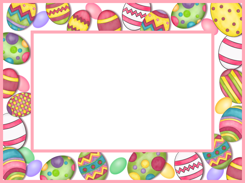 Easter Border Paper Word Search Puzzles Easter And Springtime Full Size Png Download Seekpng