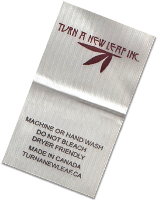 Printed Satin Label - Satin Label (600x740), Png Download