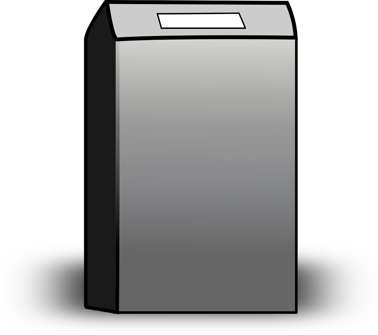 Box - Clip Art Donation Box (1280x1136), Png Download