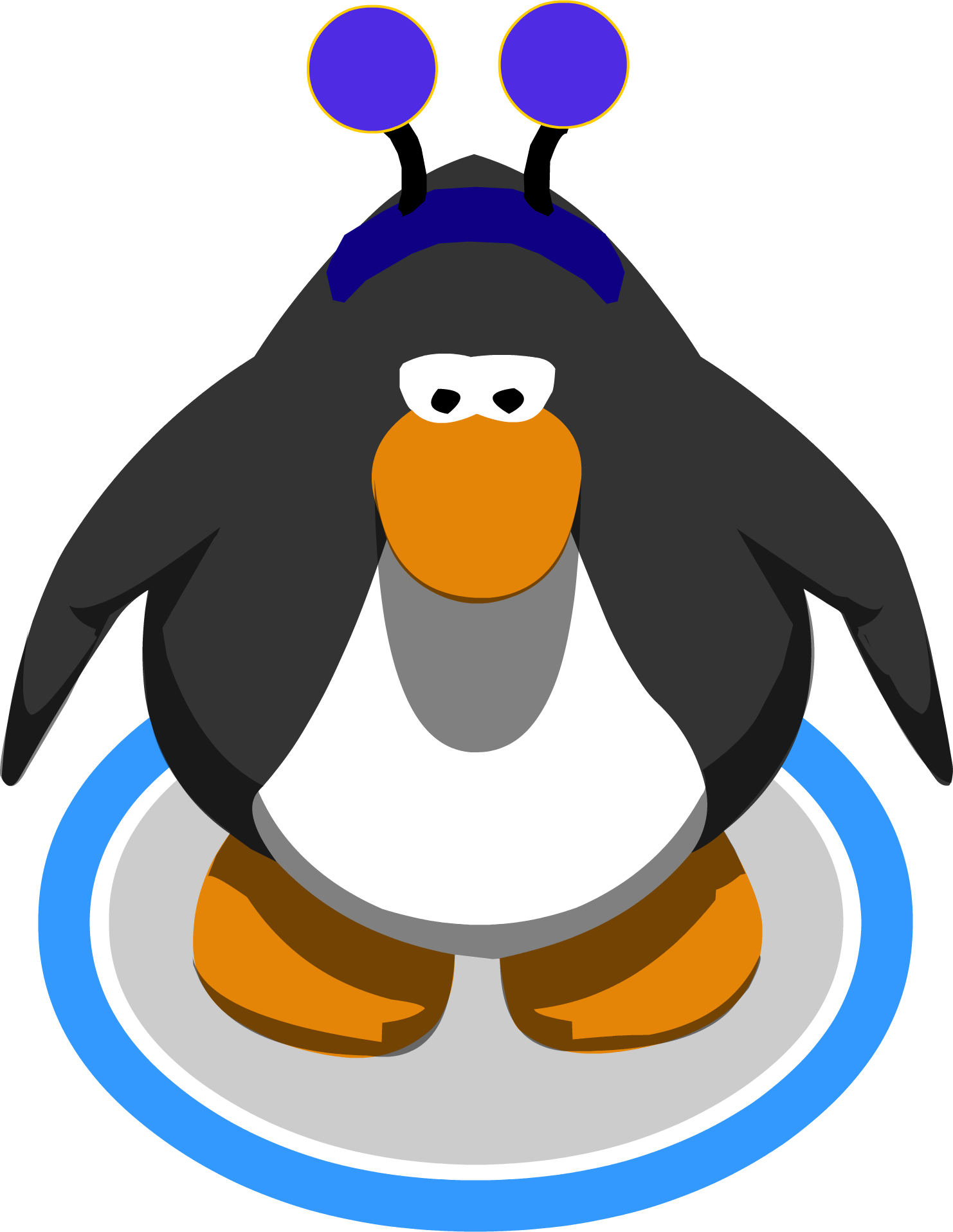 Springy Pumpkins In-game - Club Penguin Vuvuzela (1482x1916), Png Download