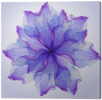 Quadro Em Tela Aquarela Padrões Redondos Florais - Watercolor Painting (400x400), Png Download