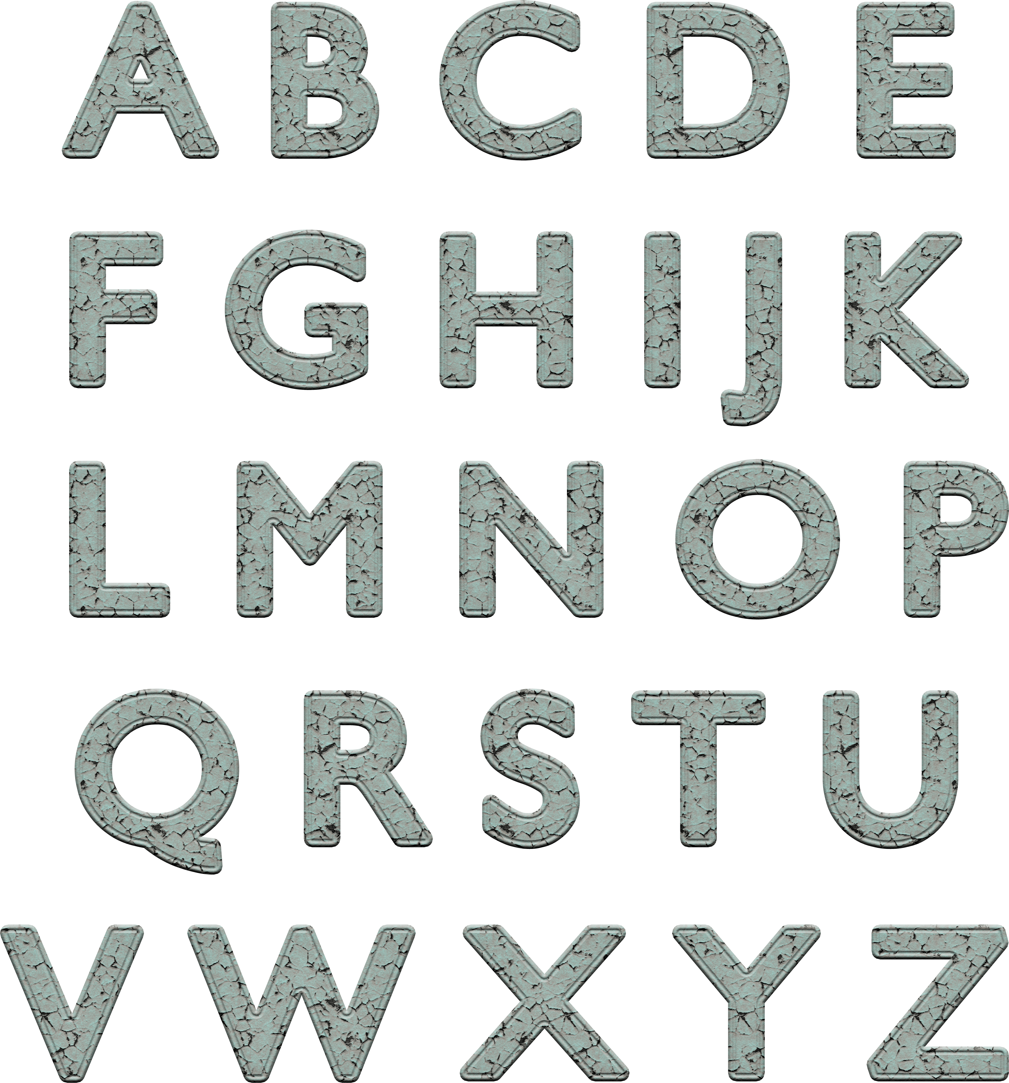 Below The Alpha Are Links On How To Cut Out Alphas - Pattern (3474x3729), Png Download