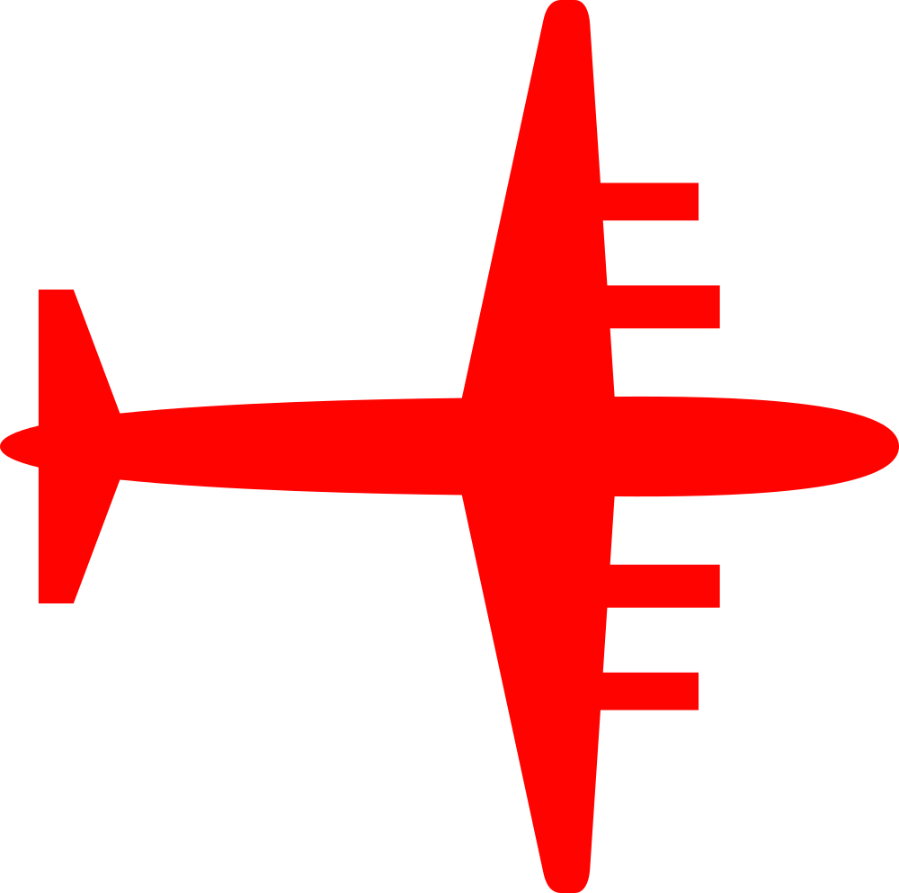 Plane Silhouette - Plane Clipart (1000x993), Png Download