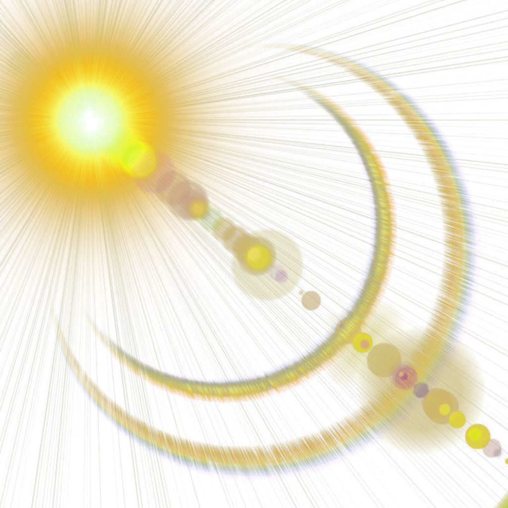 Ftestickers Effect Overlay Light Lensflare Yellow - Eye Glare Png (1024x1024), Png Download