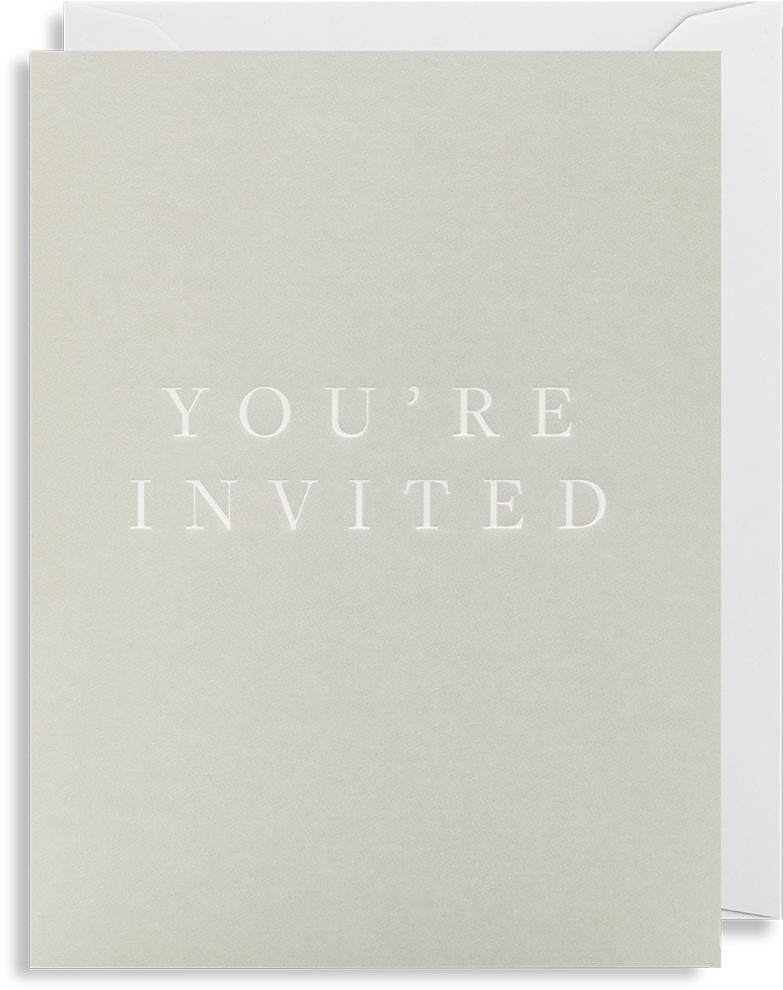 You're Invited Mini Card - Eye Shadow (1400x1499), Png Download