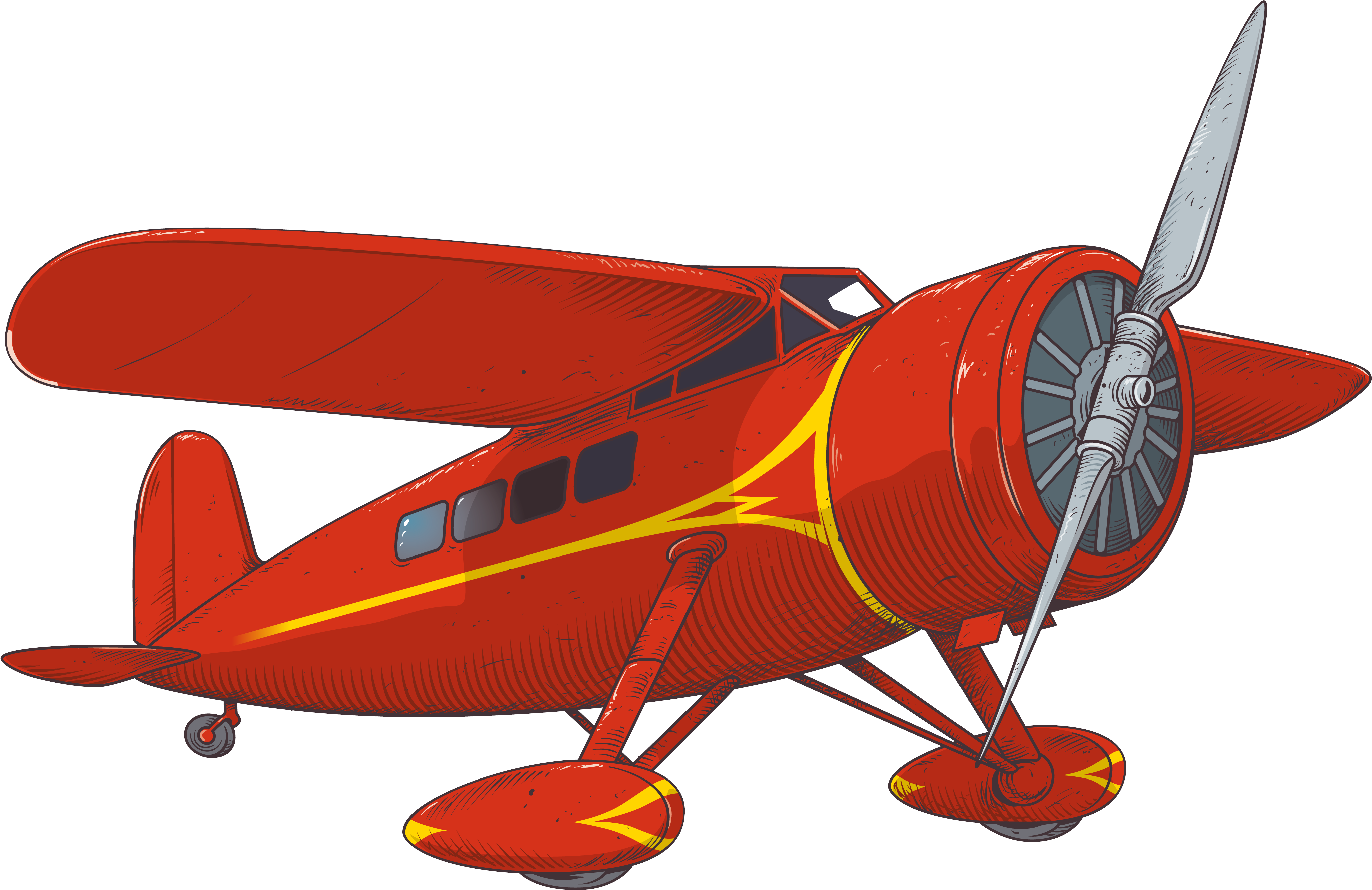 Amelia Earhart Clipart - Amelia Earhart Plane Png (4110x2675), Png Download