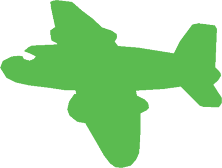 Airplane Silhouette Drawing Computer Icons Tupolev - Png Airplane Silhouette (451x340), Png Download