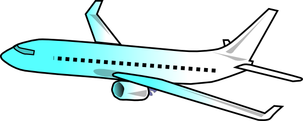 Airplane Plane Clip Art At Vector Clip Art Free Clipartwiz - Clip Art (600x240), Png Download