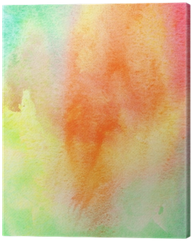 Light Blue Painted Watercolor Background Canvas Print - Watercolor Paint (400x400), Png Download