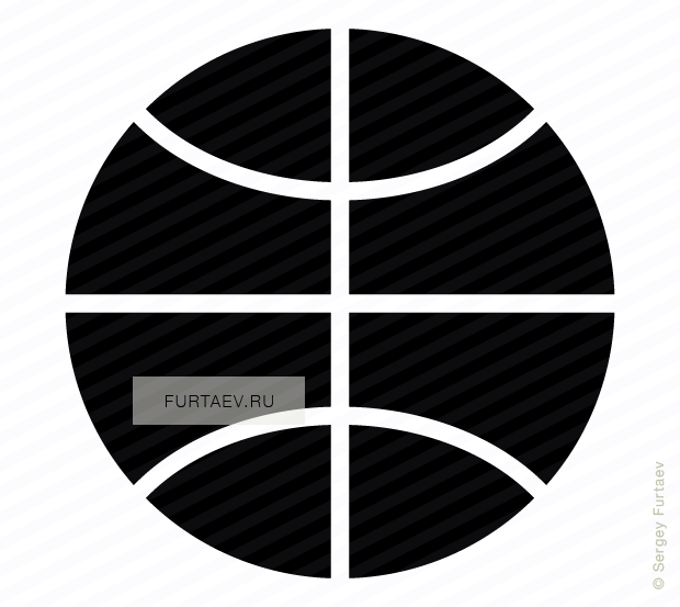 Basketball White Icon (620x553), Png Download