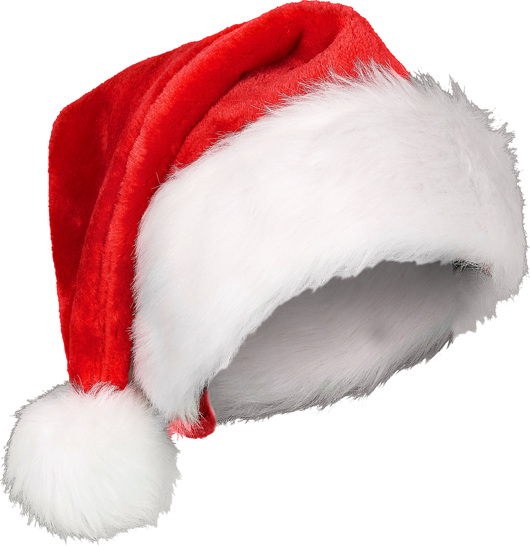 Cappello Rosso E Bianco Babbo Natale (1700x1750), Png Download