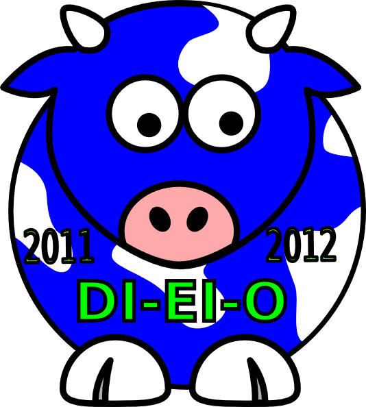 How To Set Use Blue Cow Clipart (534x594), Png Download
