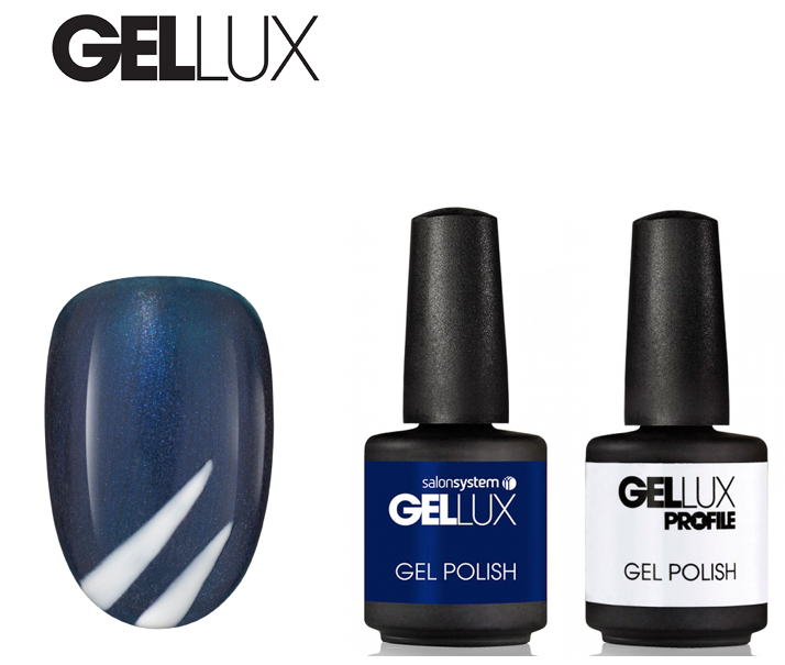 Step By Step - Salon System Profile Gellux Purely White Gel Polish (840x700), Png Download