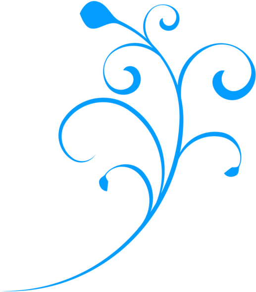 Floral Vintage Design Vector, Floral Png Vector, Blue, - Vector Floral Png (360x360), Png Download