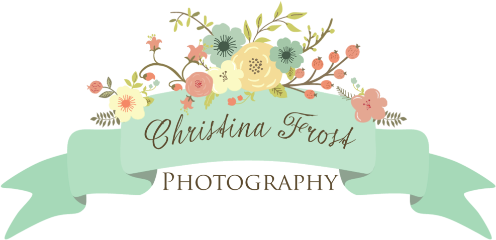 Christina Frost Photography - Hand Drawn Flowers & Banners (1000x500), Png Download