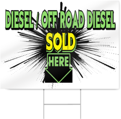 Diesel/off Road Diesel Sold Here Sign - Diesel Fuel (450x450), Png Download