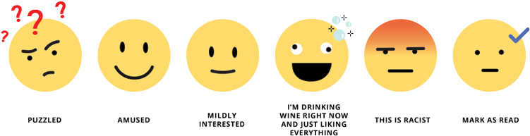 "this Is Racist" And Other Facebook Reactions You Really - Facebook Reaction We Need (800x258), Png Download