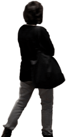 Girl No Background - Standing (307x500), Png Download