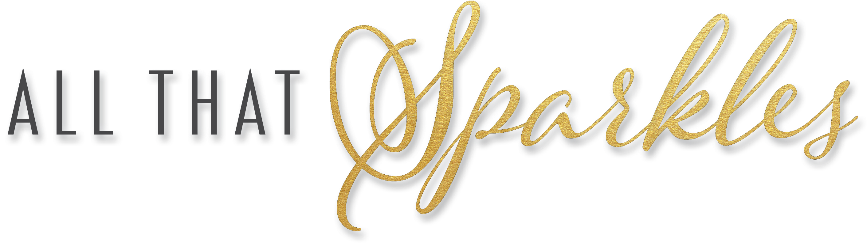 Logo - All That Sparkles Logo (3333x1042), Png Download