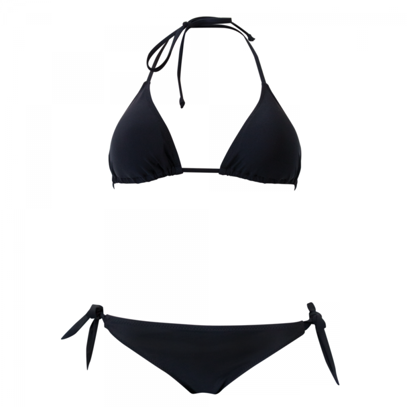 Basic Black Triangle Bikini - Zwarte Basic Bikini (800x800), Png Download