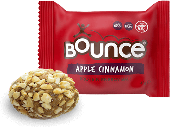 Bounce Energy Balls - Apple & Cinnamon - 5x42 Gram (549x410), Png Download