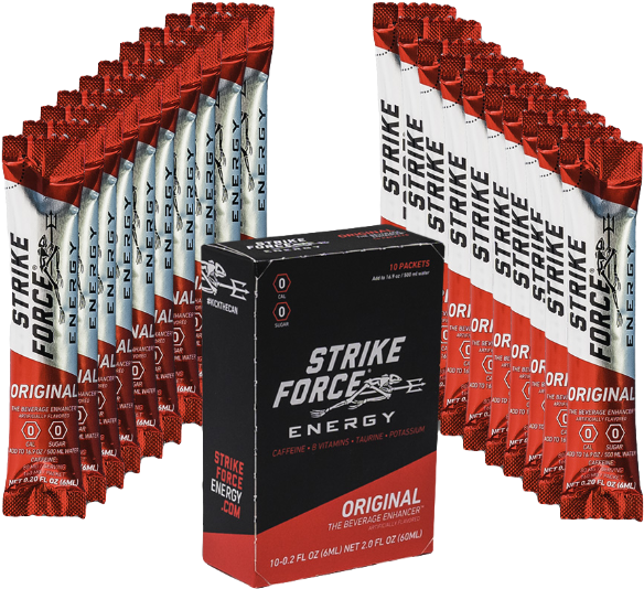 Strike Force Energy - Strike Force Energy Drink (600x600), Png Download