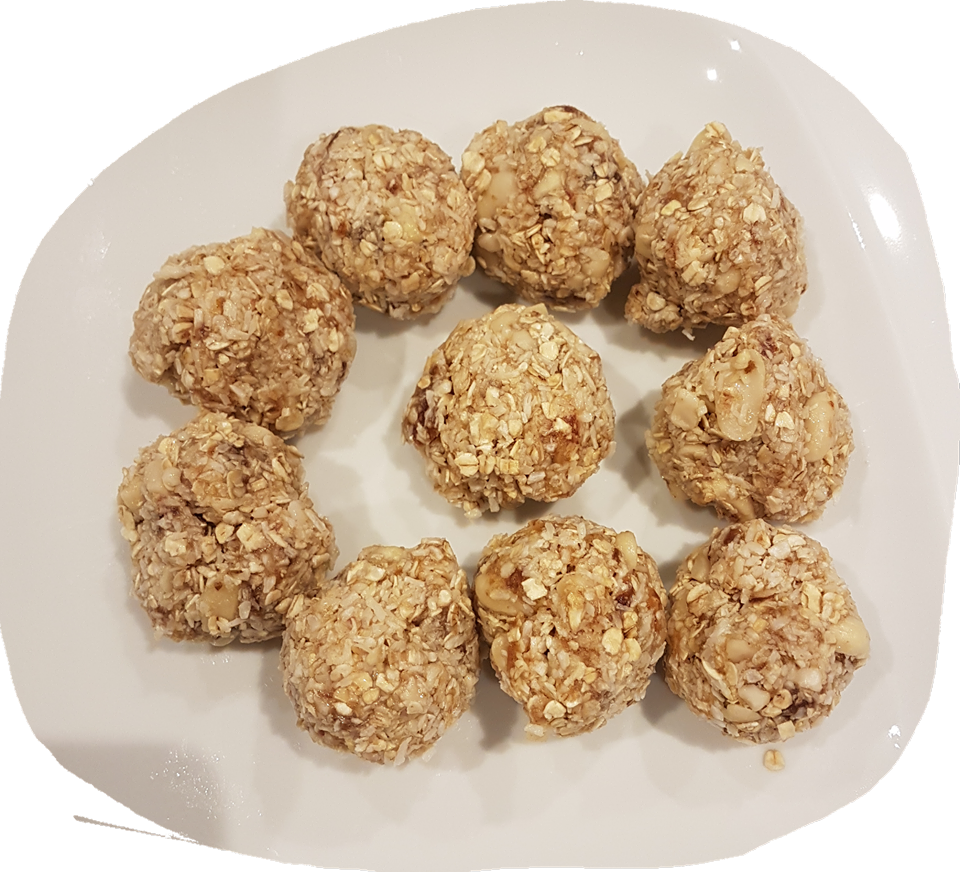 Coconut Energy Balls - Laddu (960x872), Png Download