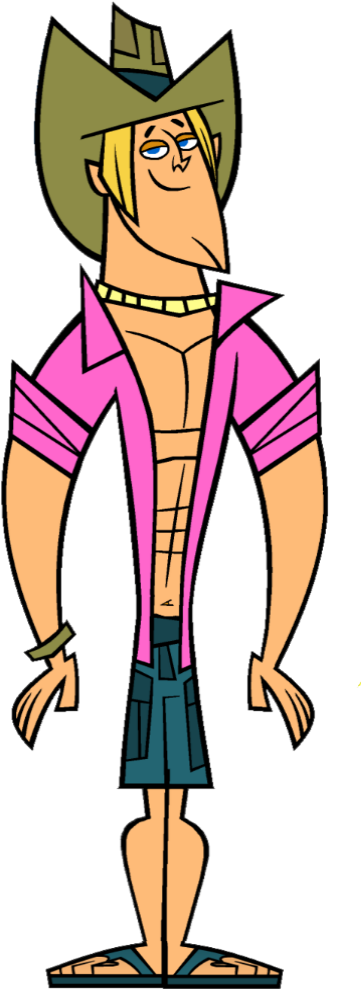 Geoff - Total Drama Island Geoff (411x1027), Png Download