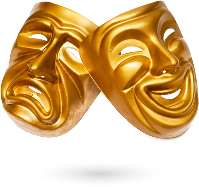 Drama - Gold (750x750), Png Download