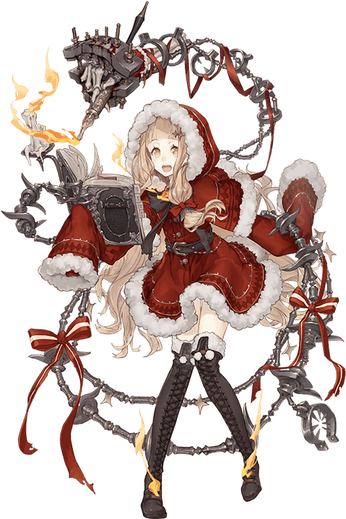 Little Red Riding Hood Drawn By Ji No - Sinoalice Snow White Xmas (640x760), Png Download