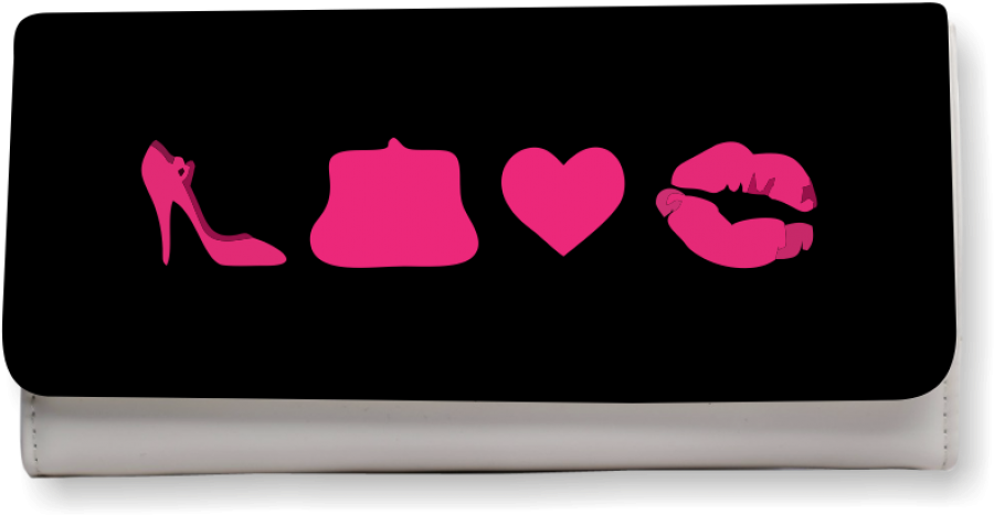 Fashion Icon Clutch - Heart (900x800), Png Download