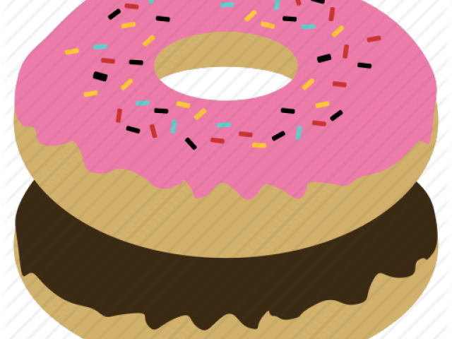 Dunkin Donuts Clipart Frosted Donut - Cake (640x480), Png Download