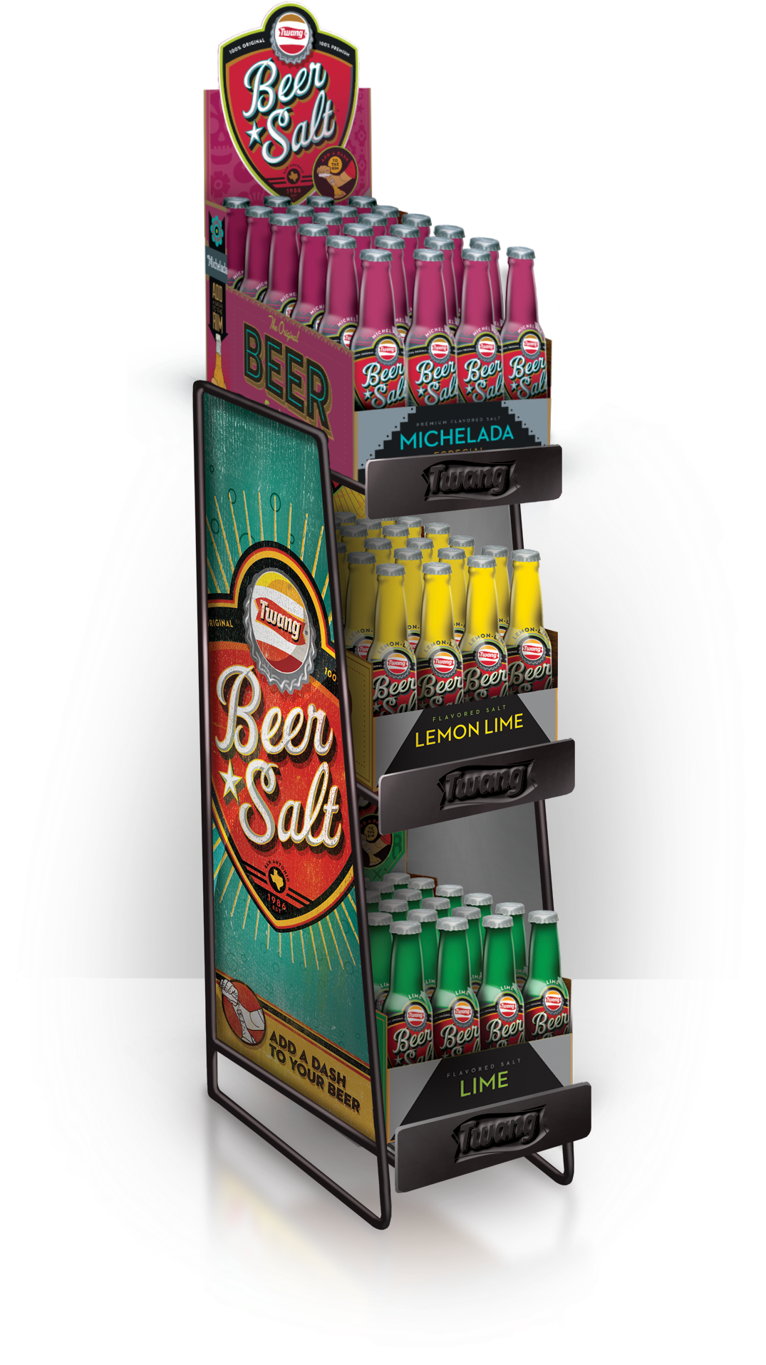 Beer Salt 3 Teirrack Wmichelada - Fireworks (1170x2250), Png Download