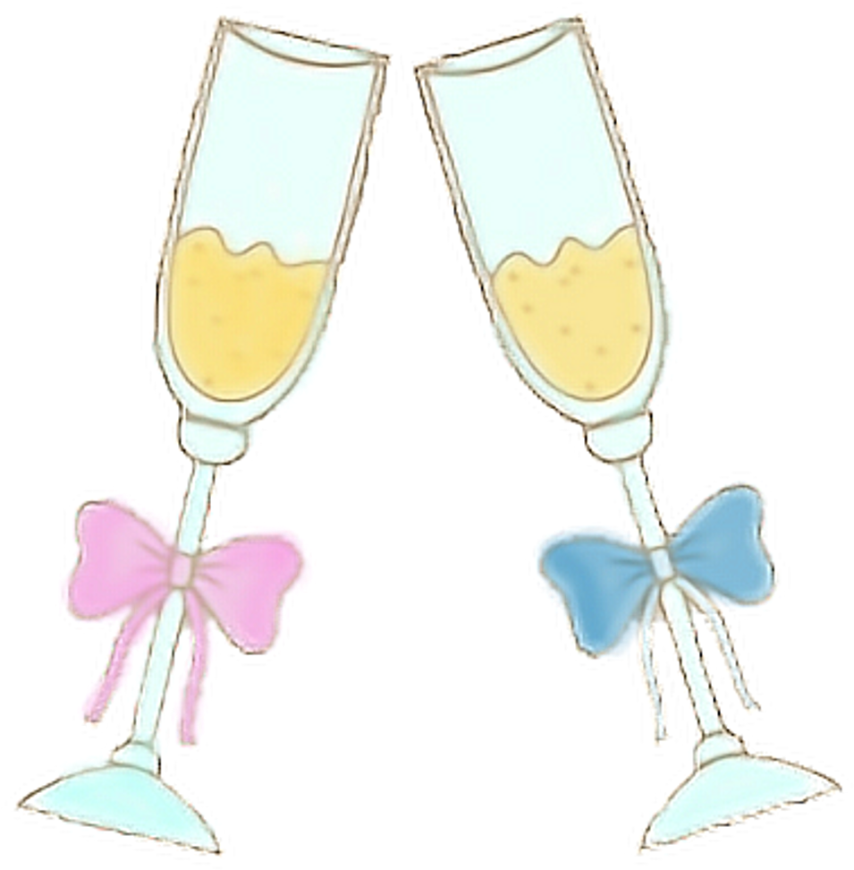 Champagne Stemware (1024x1019), Png Download