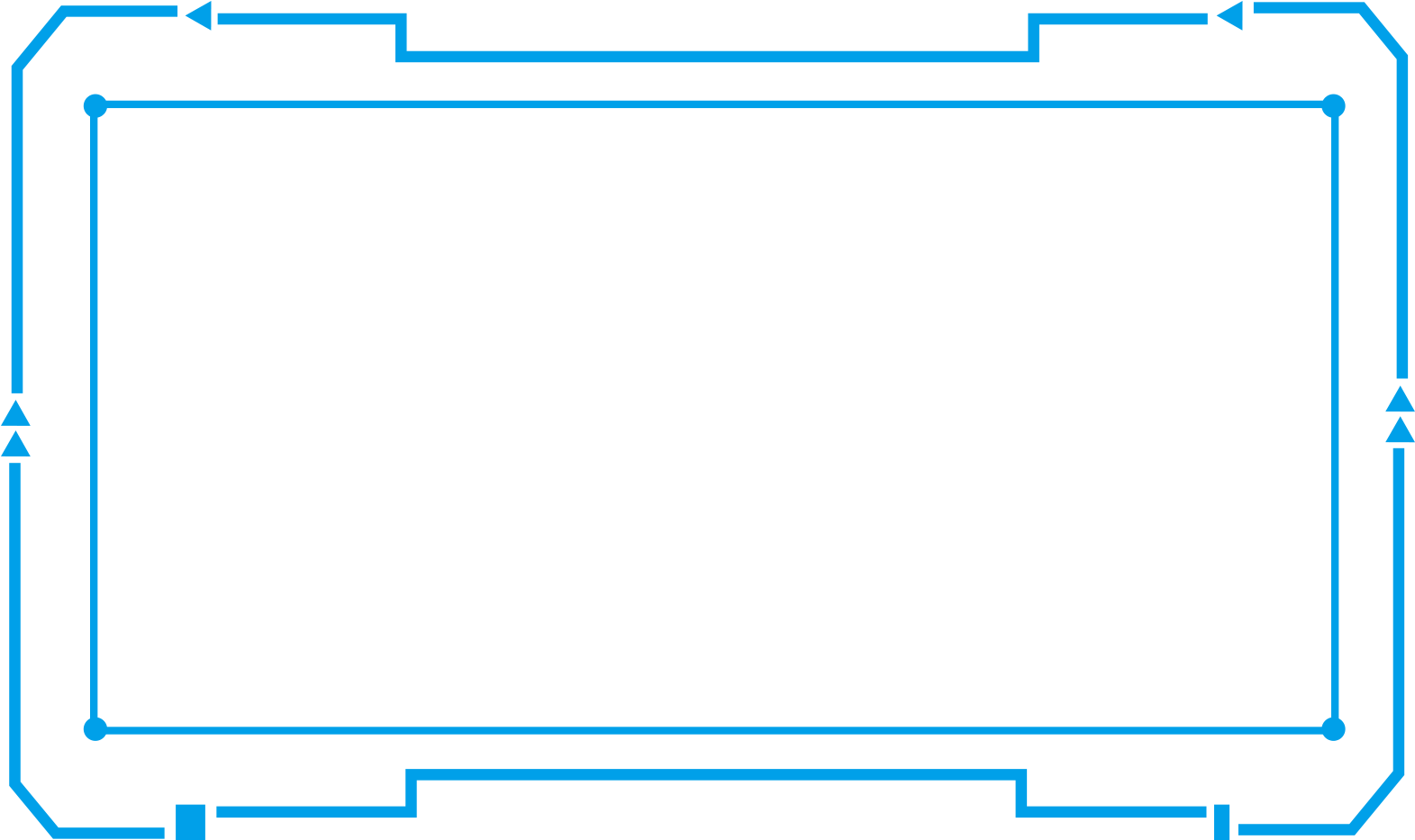 Borde Tecnológico Azul Futurista Png Y Psd - Diagram (2000x2000), Png Download