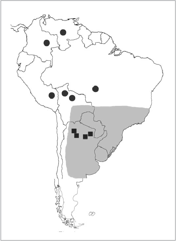 Área De Cría Del Suirirí Amarillo , Satrapa Icterophrys - Map (579x792), Png Download