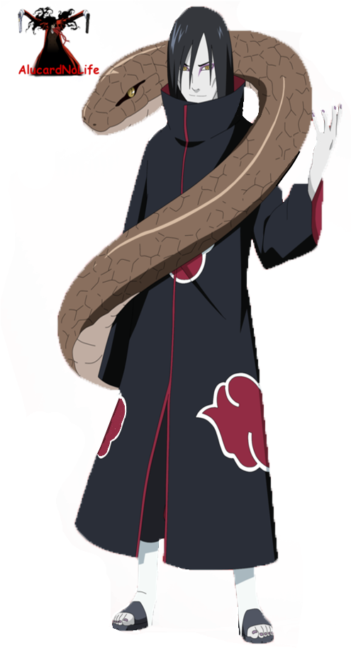 Orochimaru - Cartoon (494x922), Png Download